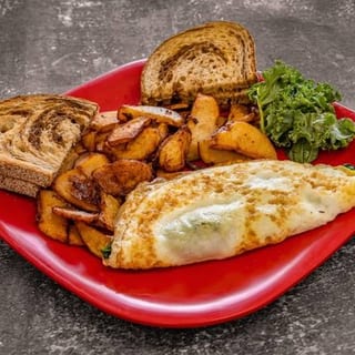 Egg White Omelet with Spinach